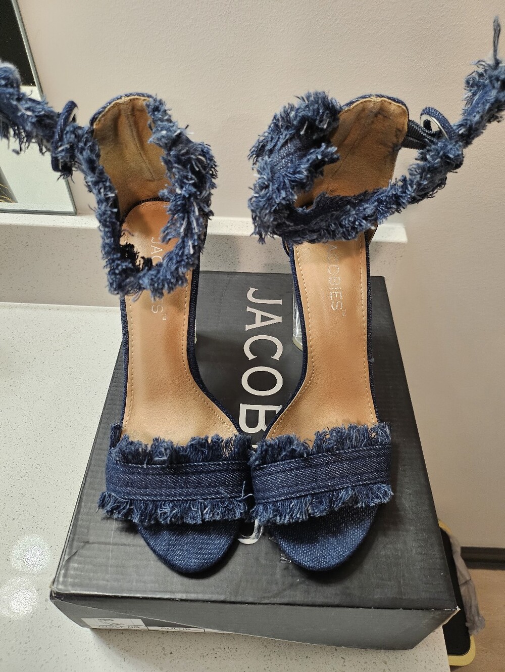 Denim Heels - Picture 4 of 9